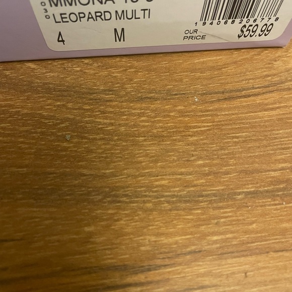 Madden Girl Leopard/Zebra Multicolor Size 4 - Picture 5 of 5